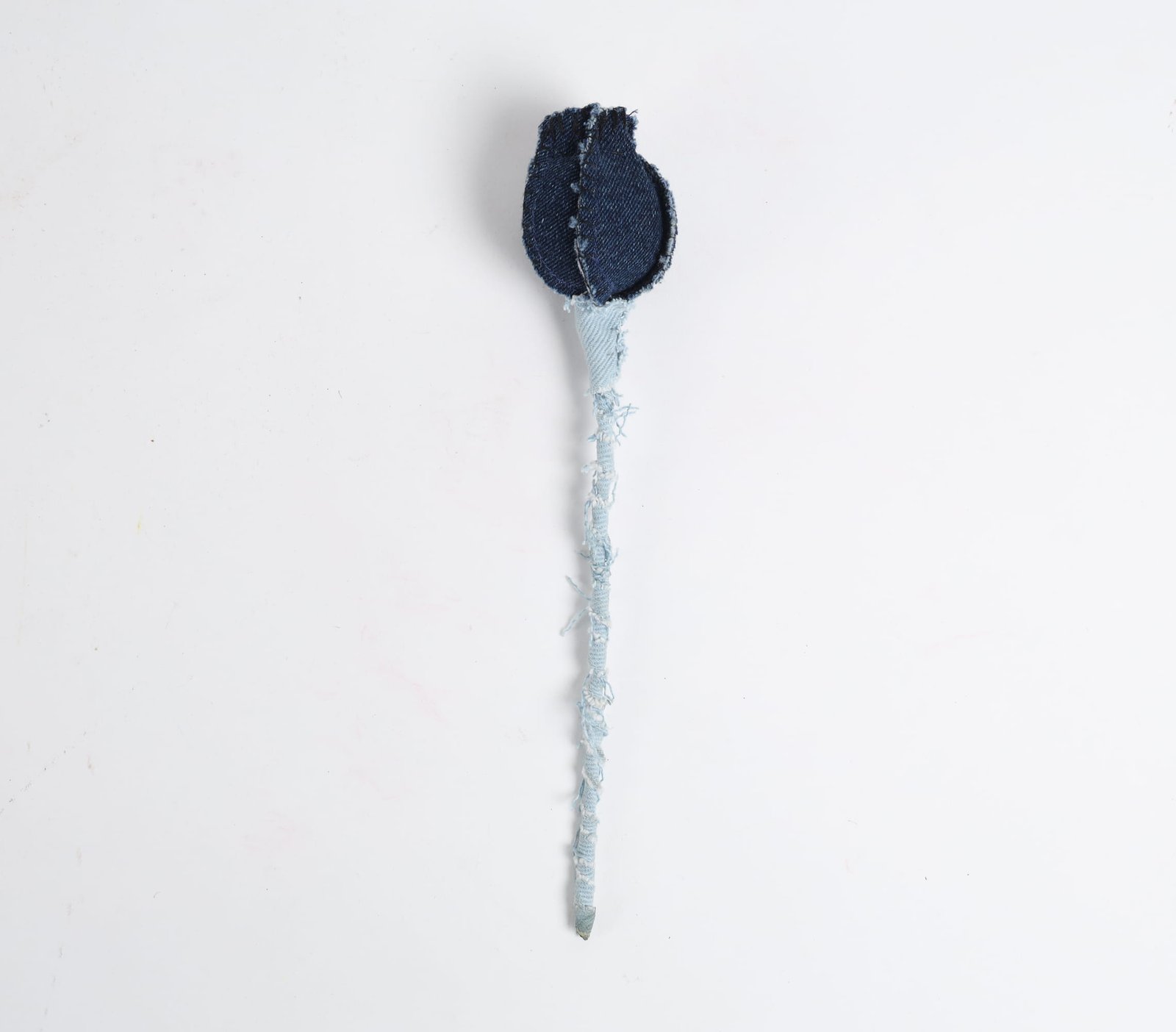 Upcycled Denim Rose Bud (10)